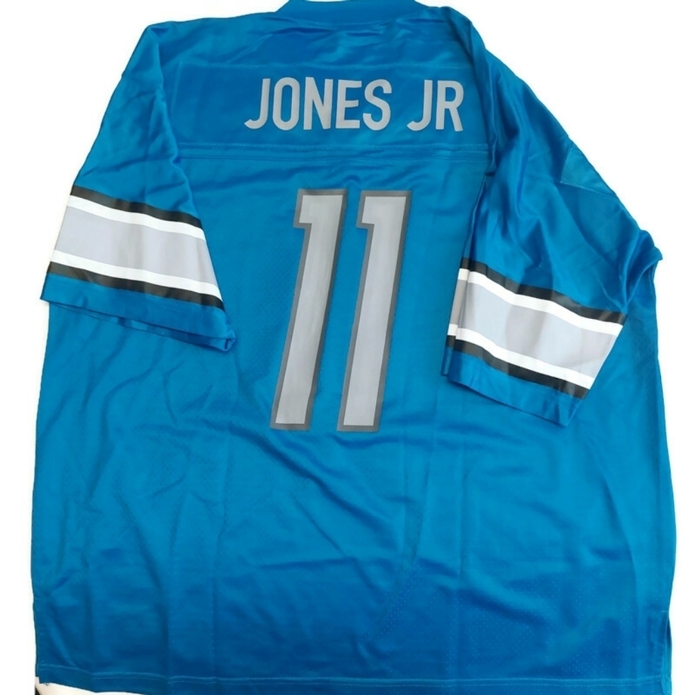 PRO LINE Detroit Lions Jersey Mens Size L Marvin Jones Jr #11 On Field Blue - Picture 4 of 6